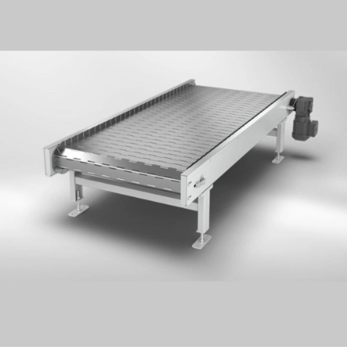 Mild Steel Sheet Metal Conveyor Belt System for Material Handling
